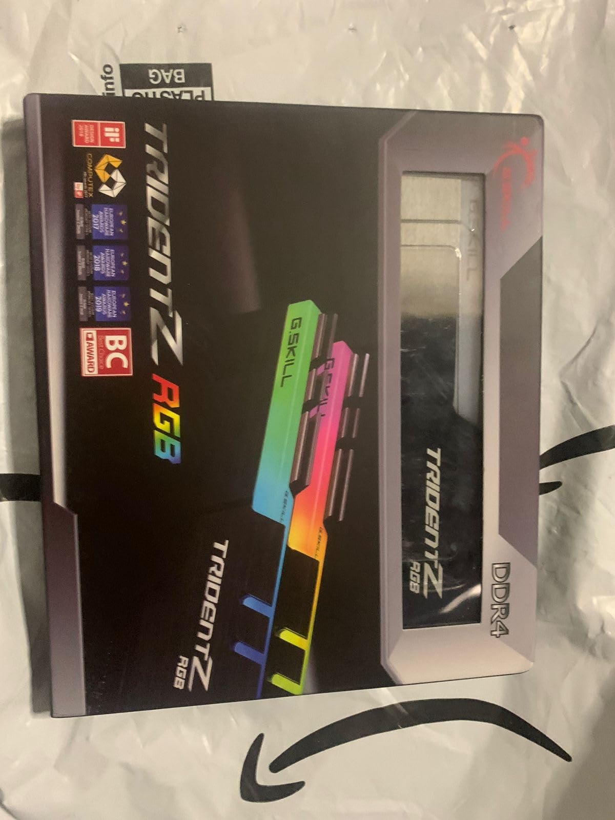 G.SKILL Trident Z RGB Series DDR4 RAM (XMP) 32GB (2x16GB) Up to 3600MT/s CL18-22-22-42 1.35V Intel AMD Desktop Computer Memory U-DIMM (F4-3600C18D-32GTZR) customer photo 1