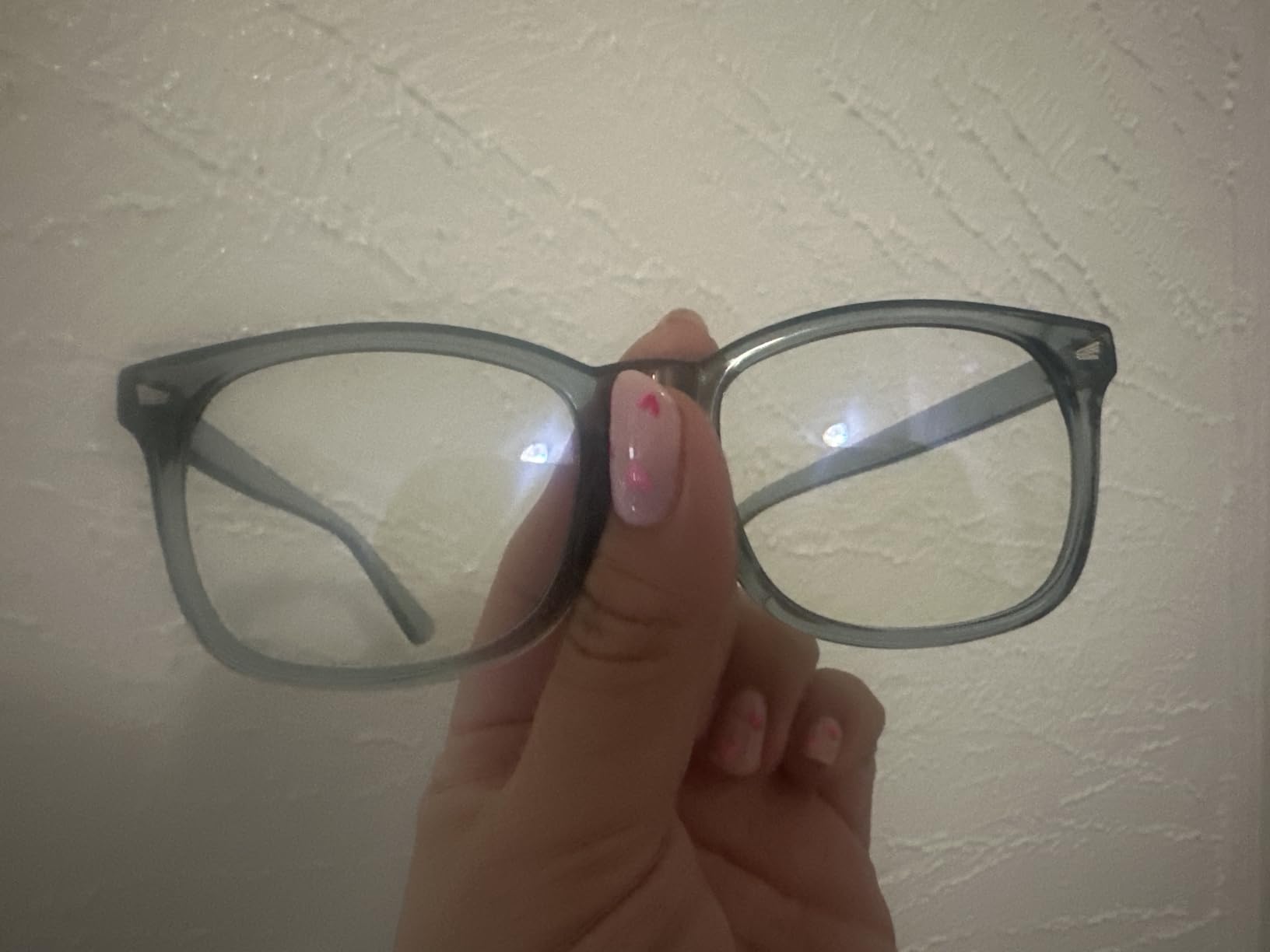 MAXJULI Blue Light Blocking Glasses,Computer Reading/Gaming/TV/Phones Glasses for Women Men(Transparent) customer photo 1