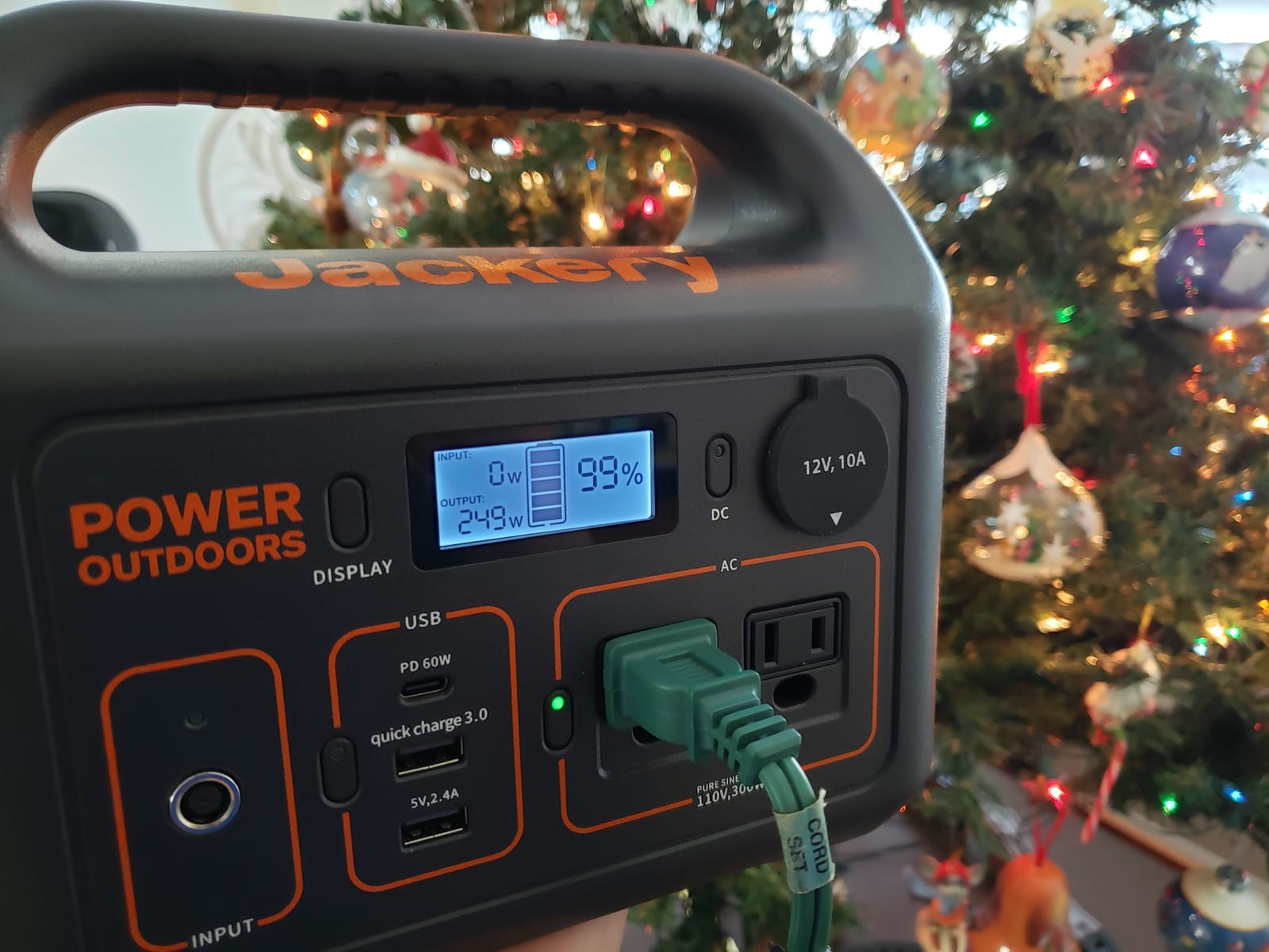Jackery Explorer 300 Portable Power Station, 292Wh Backup LiFePO4 Battery, Solar Generator for Outdoors, Camping, Travel, Hunting, Blackout (Solar Panel Optional) customer photo 1