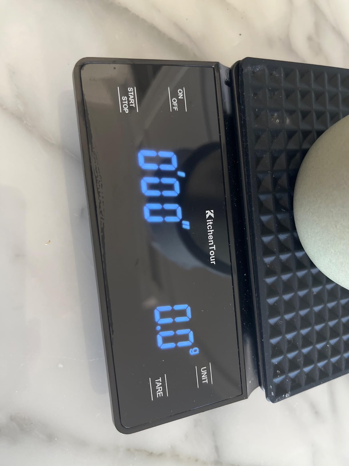 KitchenTour Coffee Scale with Timer 3kg/0.1g High Precision Pour Over Drip Espresso Scale with Back-Lit LCD Display (Batteries Included) customer photo 2