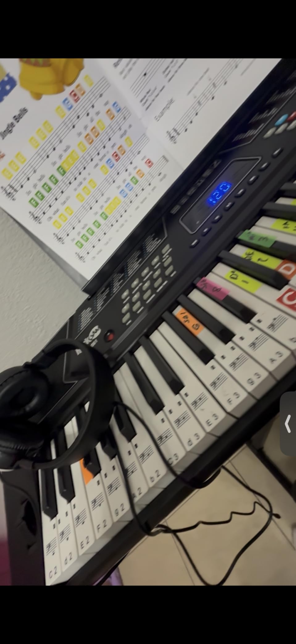 RockJam RJ5061 61 Key Keyboard Piano Kit with Stand, Bench & Headphones customer photo 1