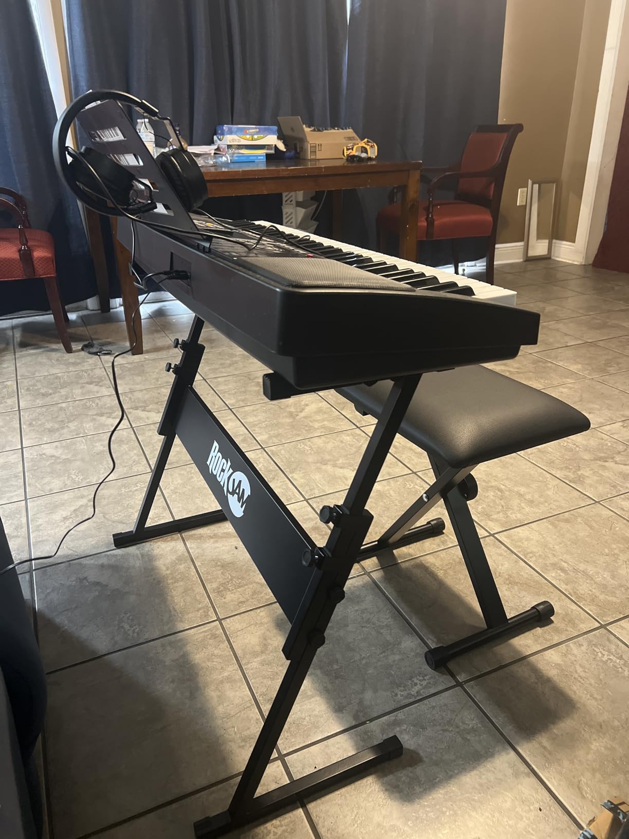 RockJam RJ5061 61 Key Keyboard Piano Kit with Stand, Bench & Headphones customer photo 2