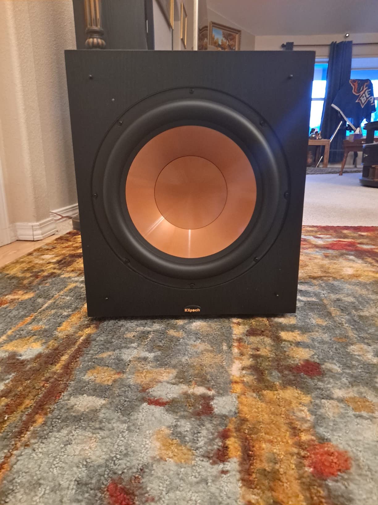 Klipsch Synergy Black Label Sub-120 12” Front-Firing Subwoofer with 200 Watts of continuous & 400 watts of Dynamic Power, and Digital Amplifier for Powerful Home Theater Bass in Black customer photo 2