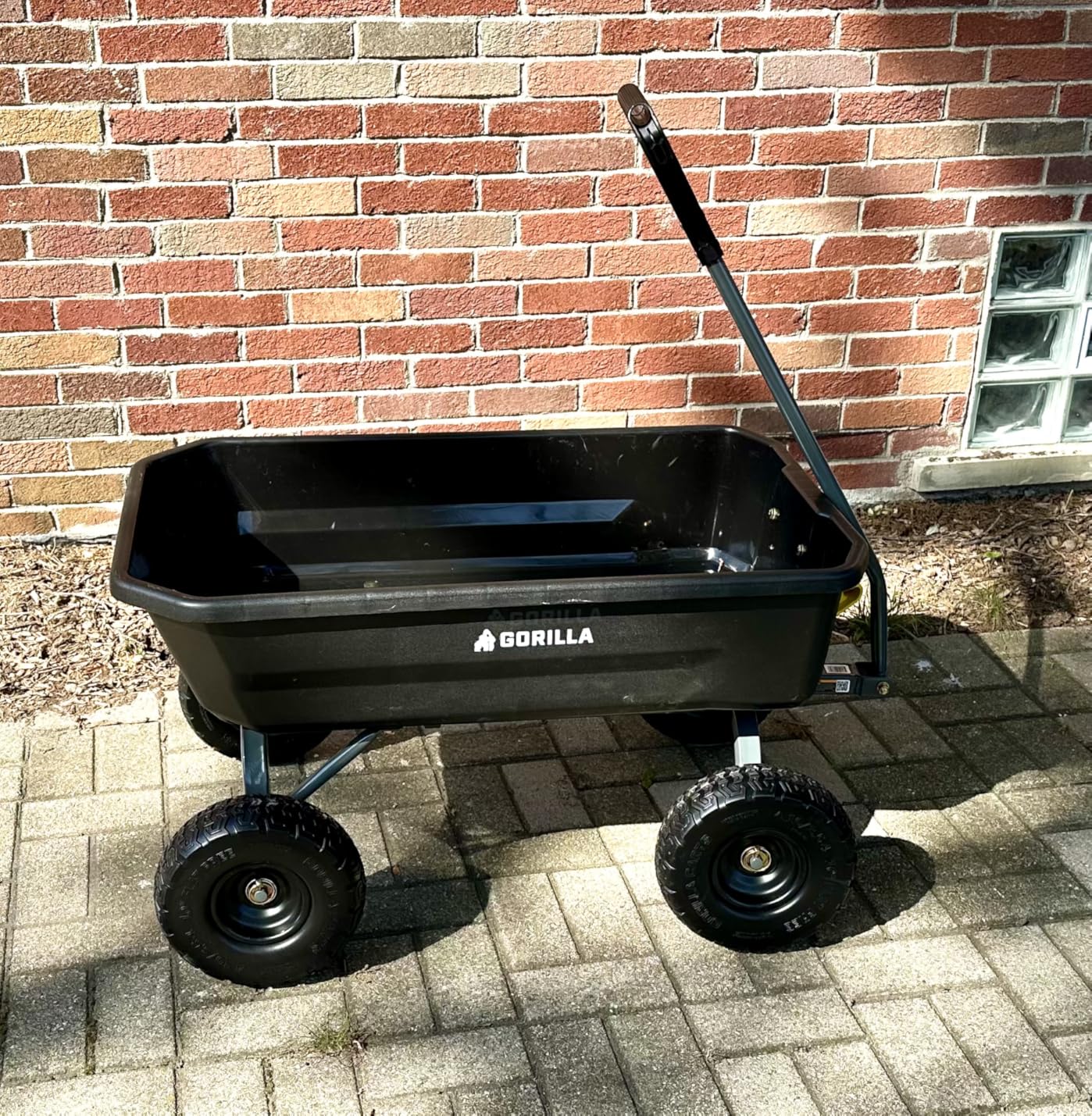 Gorilla Carts Dump Garden Cart, 4 Cu Ft, 600 lb Capacity, No-Flat Tires customer photo 2