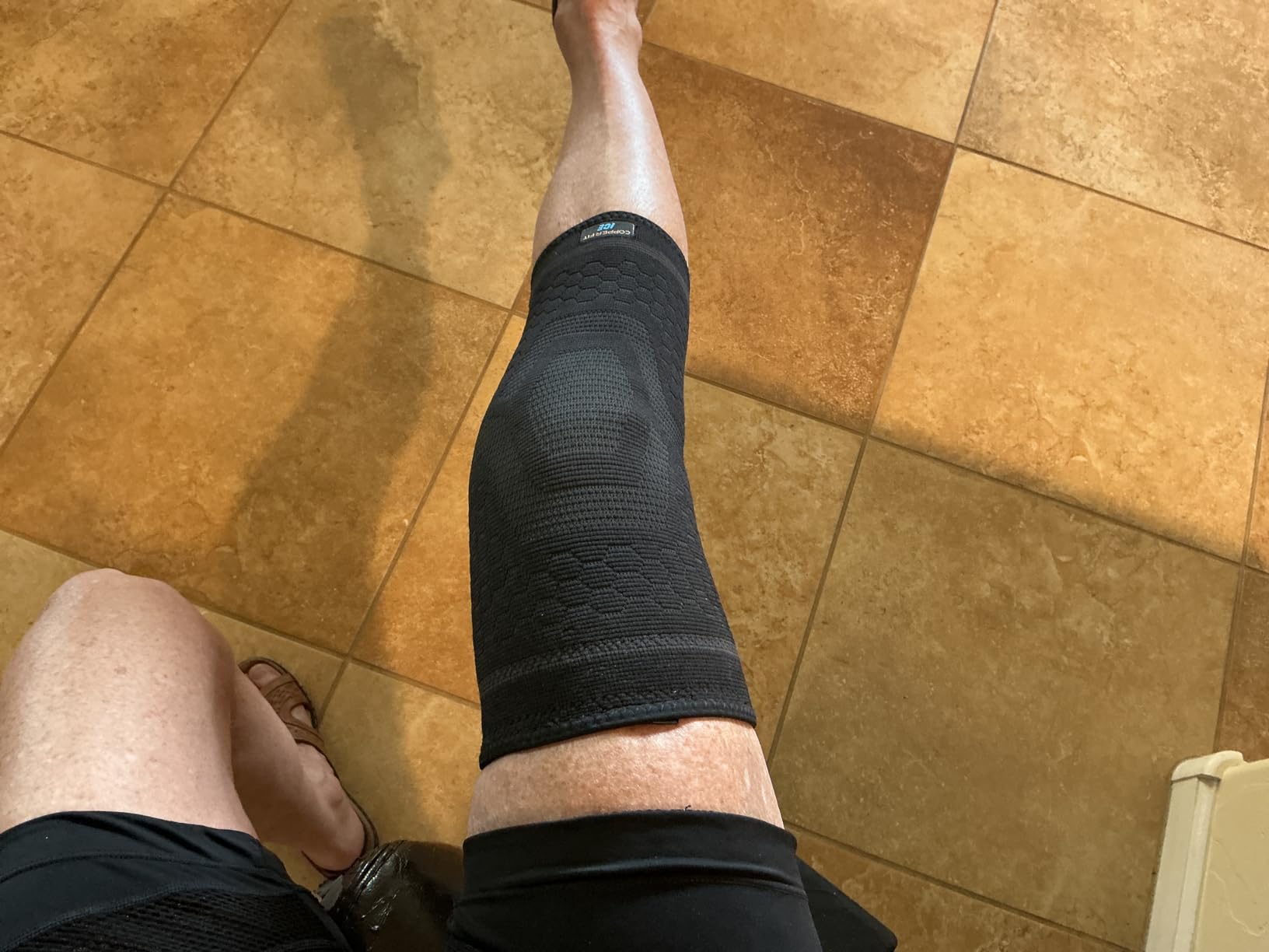Copper Fit ICE Knee Compression Sleeve Infused with Menthol customer photo 1