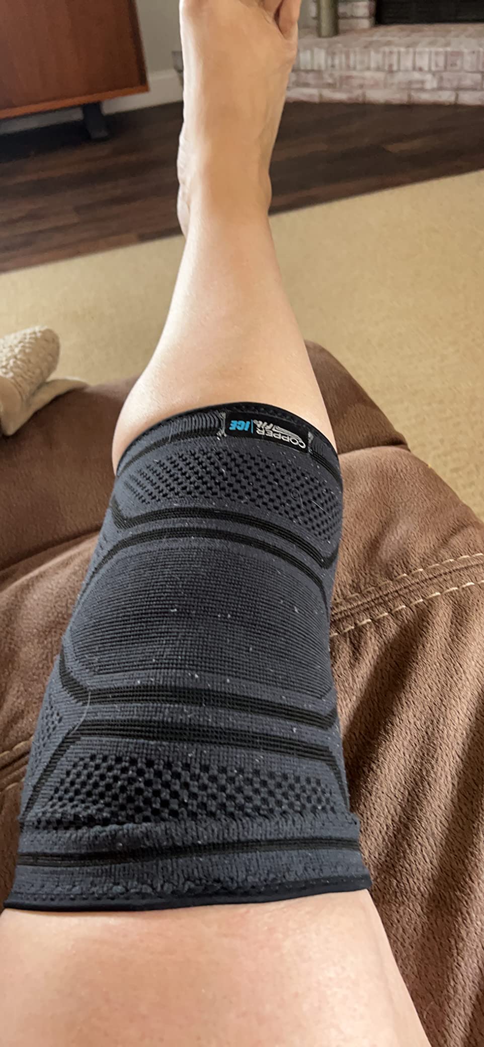 Copper Fit ICE Knee Compression Sleeve Infused with Menthol customer photo 2