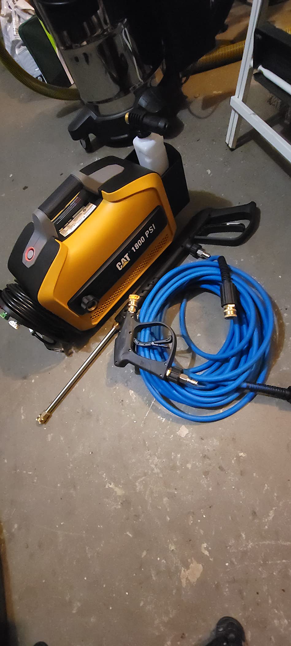 CAT Electric Pressure Washer - 1800 PSI 2.0 GPM with high Pressure Hose, Quick Release Gun, Nozzle Lance, Water Pressure Washers Foam Cannon, Power Wash Your Home Patio, Fence, Driveway & RV customer photo 2