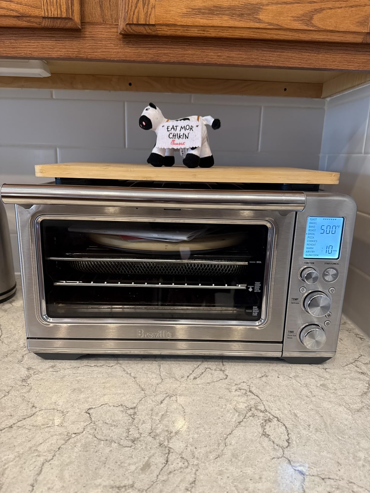 Breville BOV860BSS Smart Oven Air Fryer, Brushed Stainless Steel | 11 cooking functions with convection customer photo 1