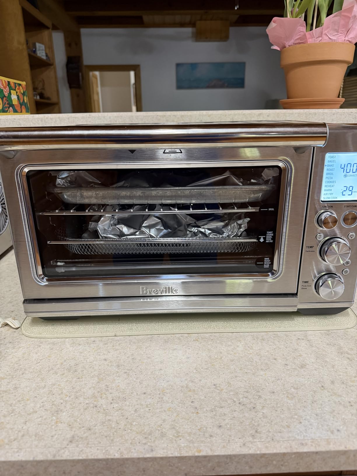 Breville BOV860BSS Smart Oven Air Fryer, Brushed Stainless Steel | 11 cooking functions with convection customer photo 2