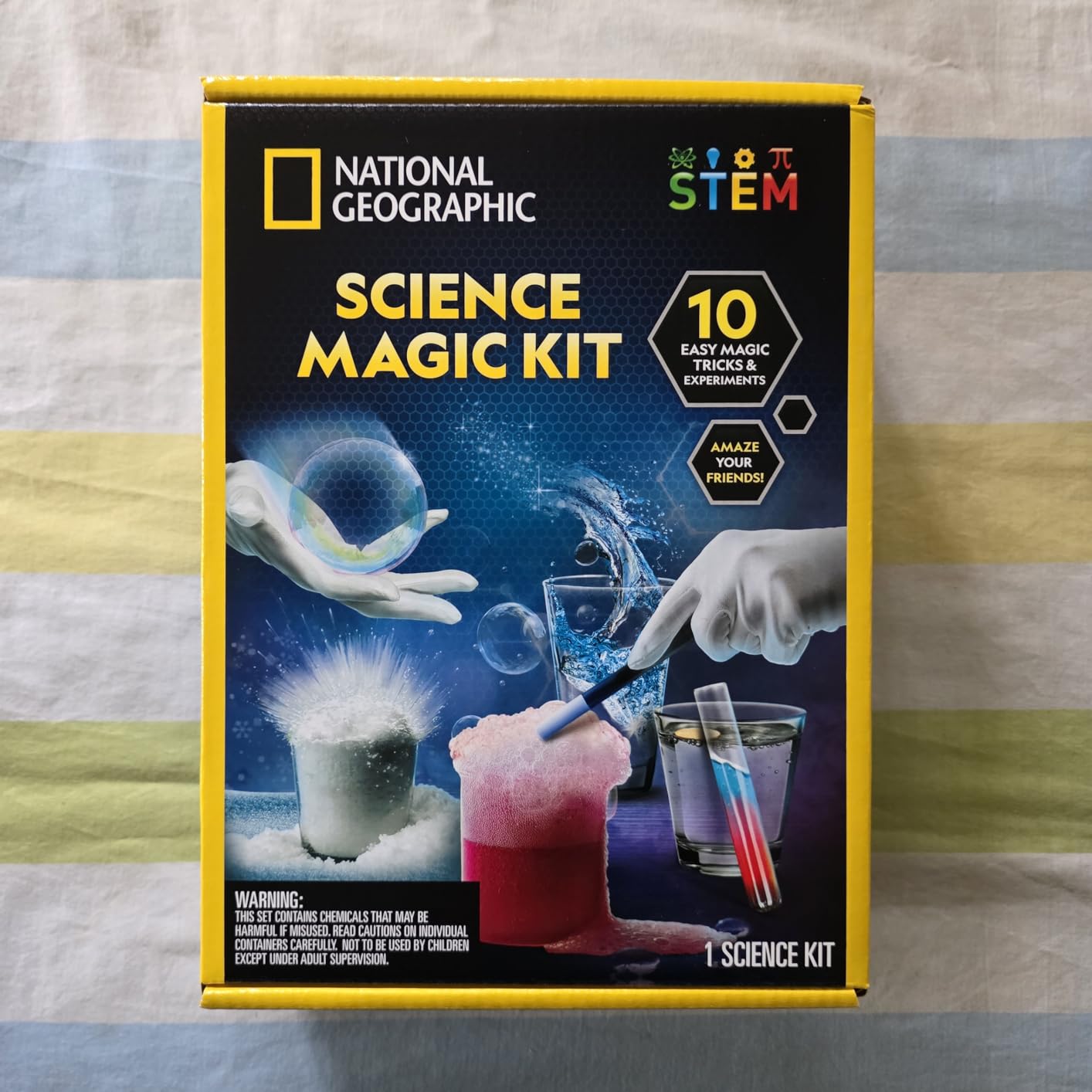 National Geographic Magic Chemistry Set with 10 Tricks for Kids Ages 8-12 customer photo 1