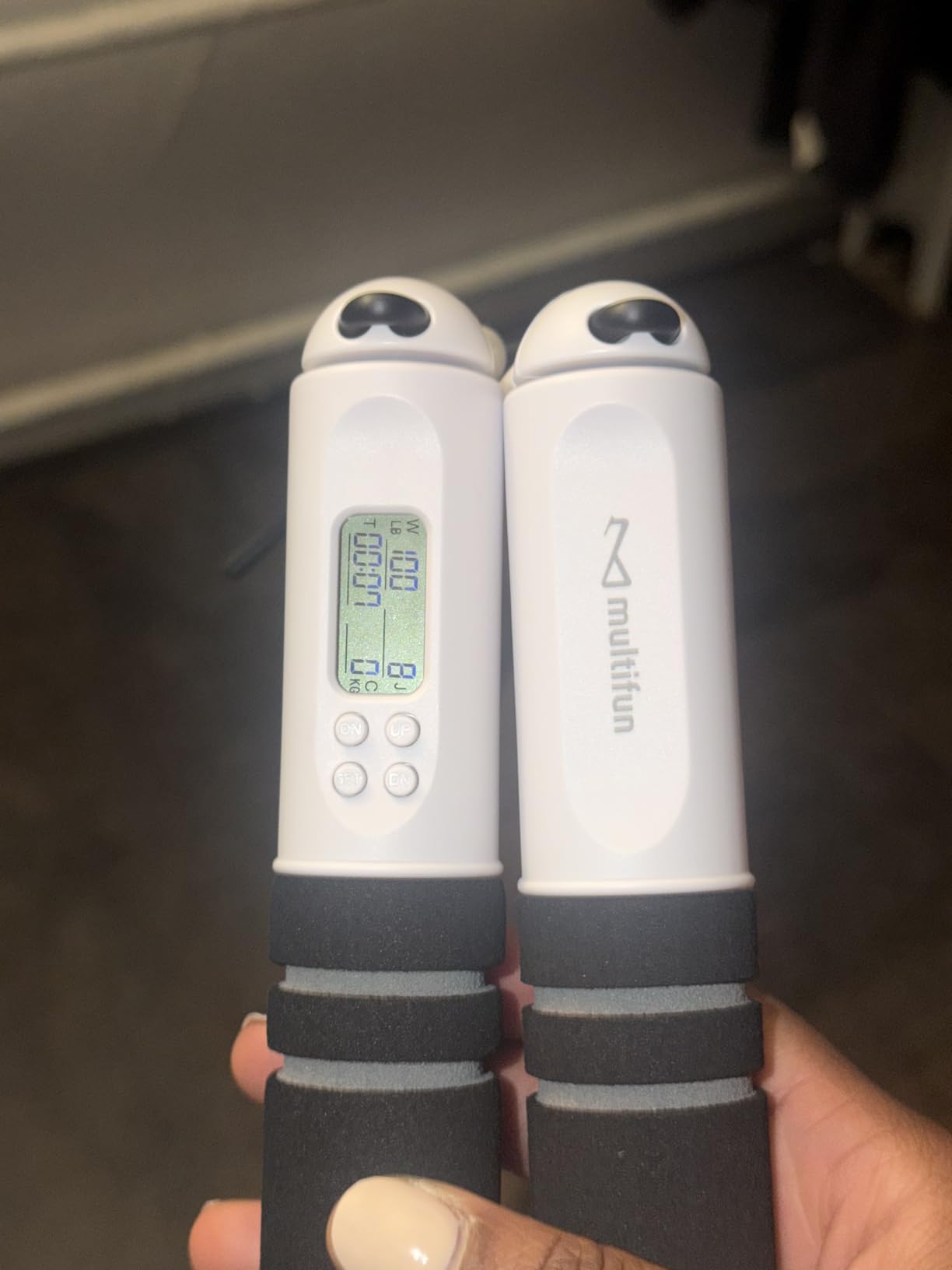 multifun Digital Jump Rope with Smart Counter & Timer - Adjustable Speed Skipping Rope for Fitness, Weight Loss, Boxing, MMA - Tangle-Free Ball Bearings & Anti-Slip Handles for Men, Women, Kids.(2026 New Evolution for 3second Rope Swap) customer photo 1