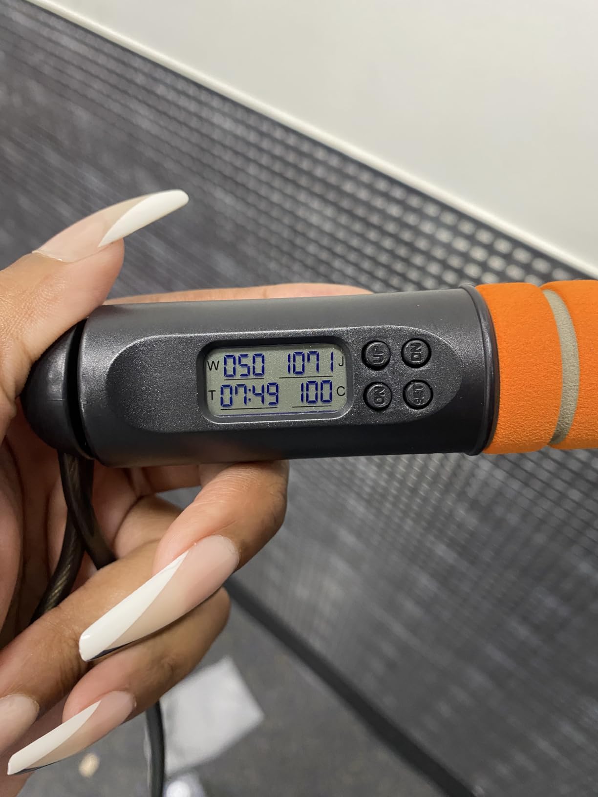 multifun Digital Jump Rope with Smart Counter & Timer - Adjustable Speed Skipping Rope for Fitness, Weight Loss, Boxing, MMA - Tangle-Free Ball Bearings & Anti-Slip Handles for Men, Women, Kids.(2026 New Evolution for 3second Rope Swap) customer photo 2