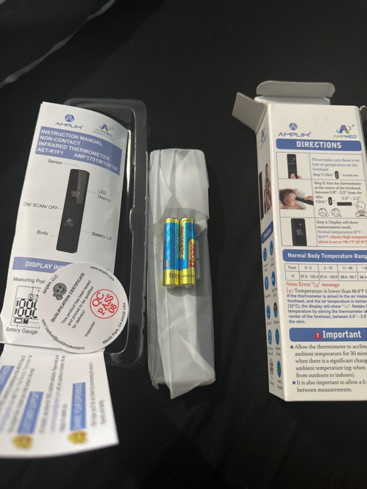 Medical Grade No-Touch Forehead Thermometer customer photo 1