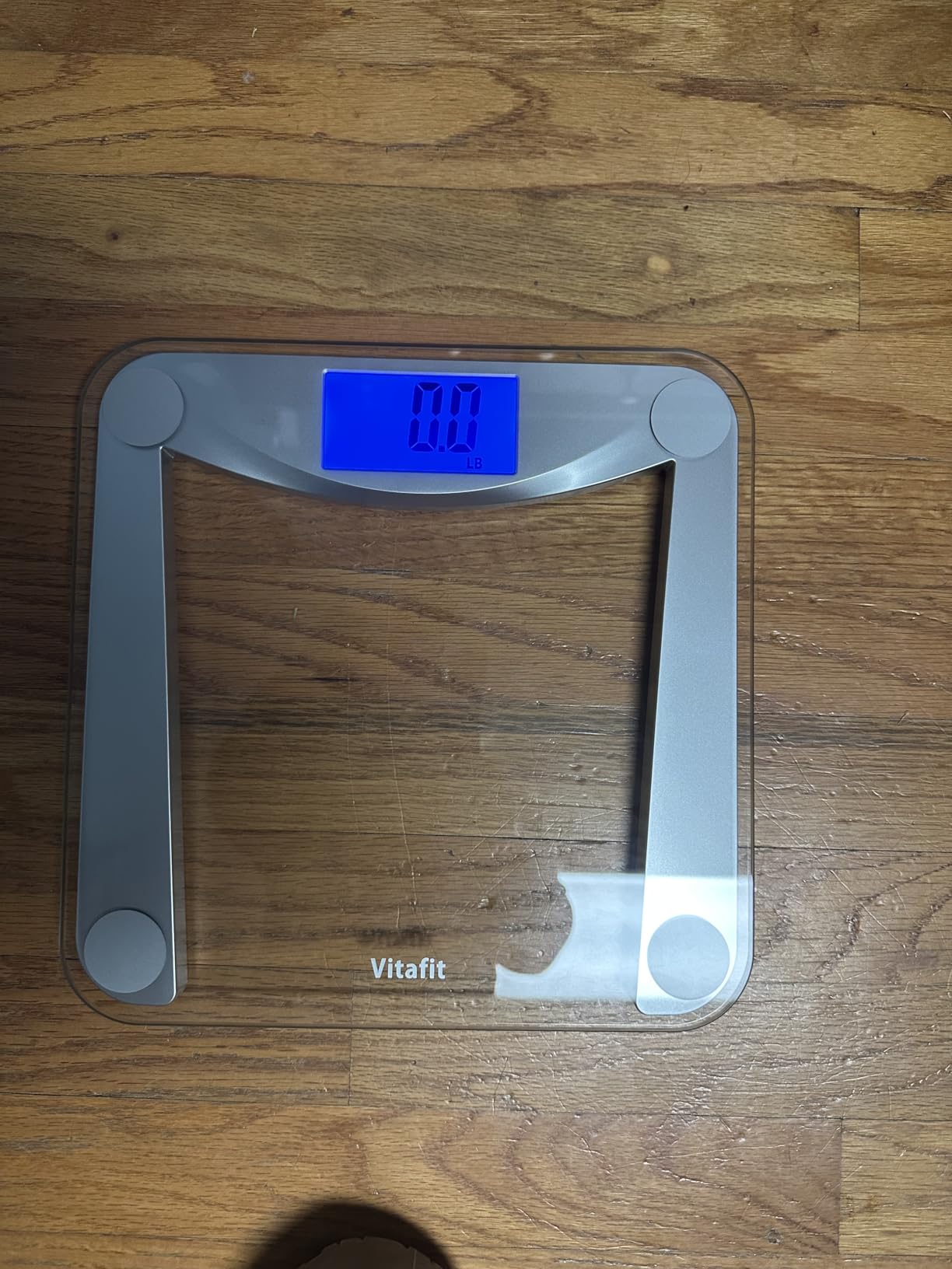 Vitafit Bathroom Scale for Body Weight Accuracy 0.1lb, 400lb,Clear Glass customer photo 2