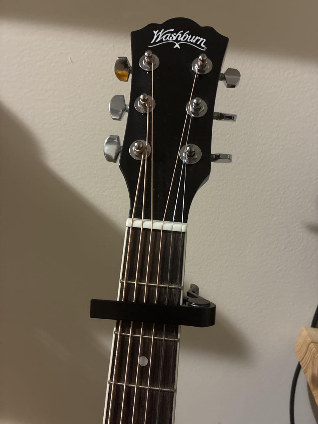 Guitar Capo, 6-String Acoustic & Electric Guitar Capo,Capo for acoustic guitar(Black) customer photo 2