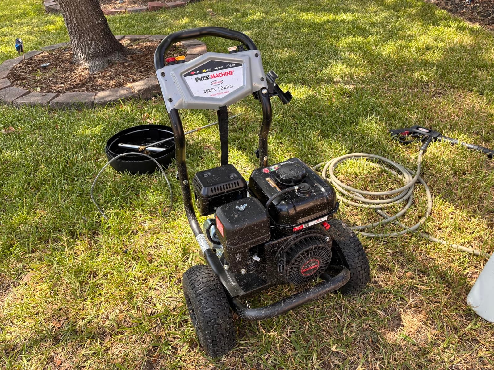 Simpson Clean Machine 3400 PSI Gas Pressure Washer, 2.5 GPM, CRX engine customer photo 1