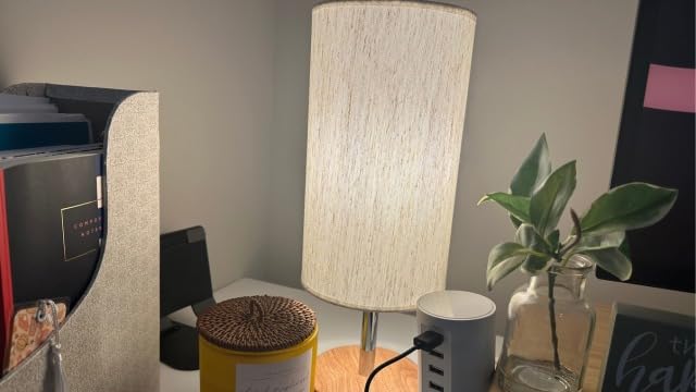 Yarra-Decor Bedside Table Lamp with USB Ports, Touch Dimmable Nightstand customer photo 1