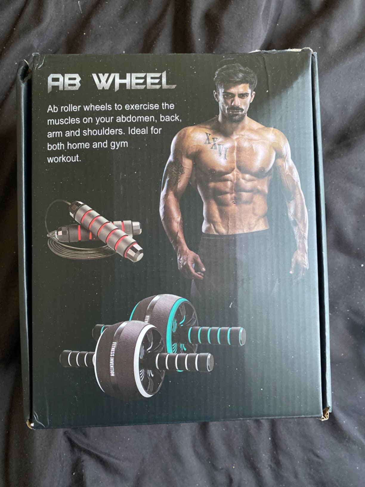 Ab Roller Wheel, 10-In-1 Ab Exercise Wheels Kit with Resistance Bands, Knee Mat, Jump Rope, Push-Up Bar - Home Gym Equipment for Men Women Core Strength & Abdominal Exercise customer photo 1