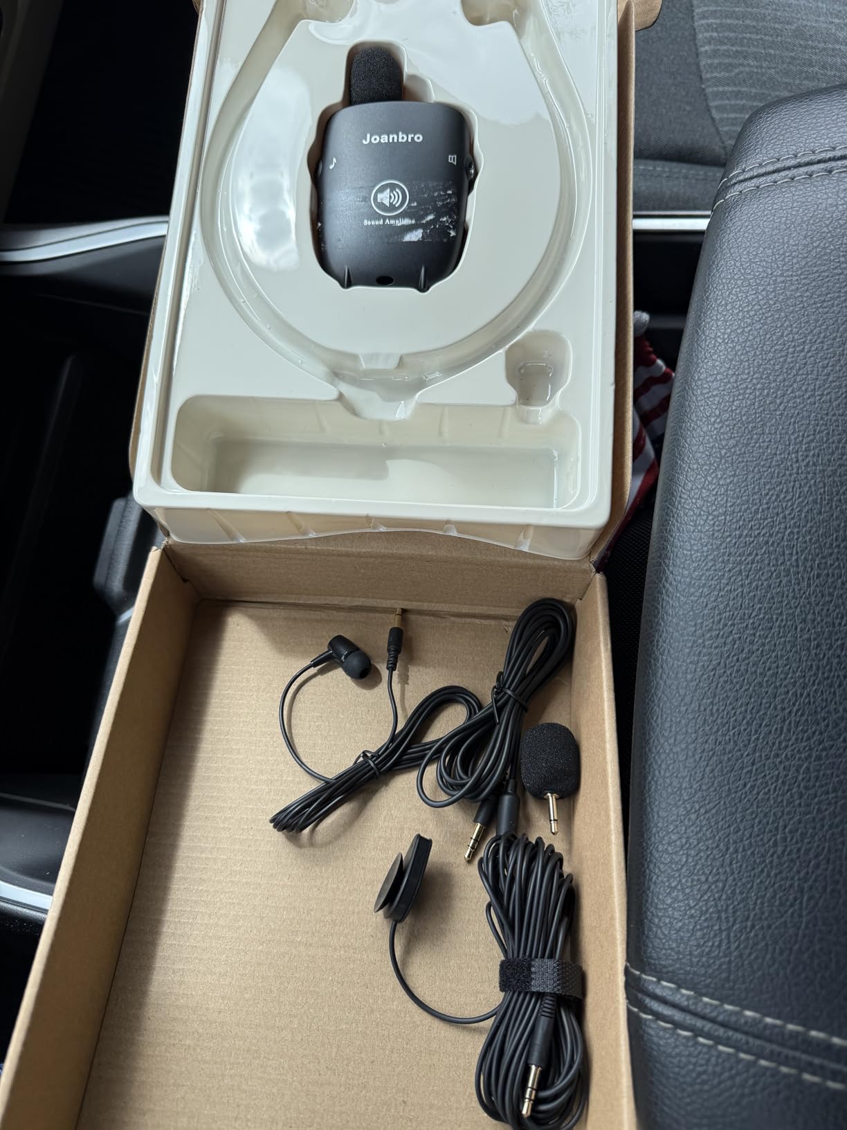 Personal Sound Amplifier for Seniors, Voice Enhancement Devices, Pocket Sound Amplifiers for Elderly People, Adults, 50dB Gain, with Headphones & Earbud, 3 Types Mics, 3 Tone, Volume Control customer photo 2