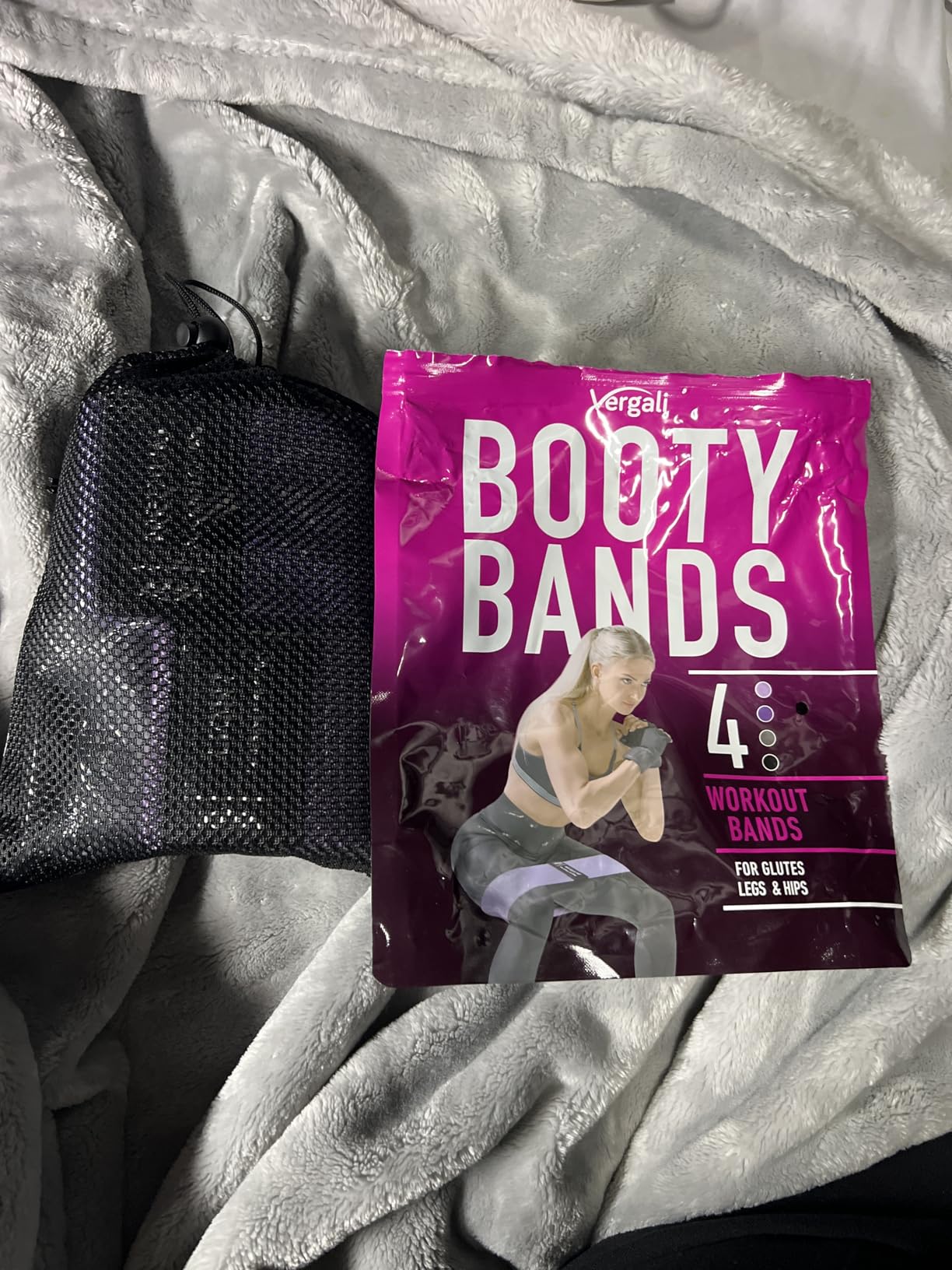Resistance Bands for Working Out with Workout Bands Guide. 4 Booty Bands for Women Men Fabric Elastic Bands for Exercise Bands Resistance Bands for Legs Bands for Working Out Hip Thigh Glute Bands Set customer photo 2