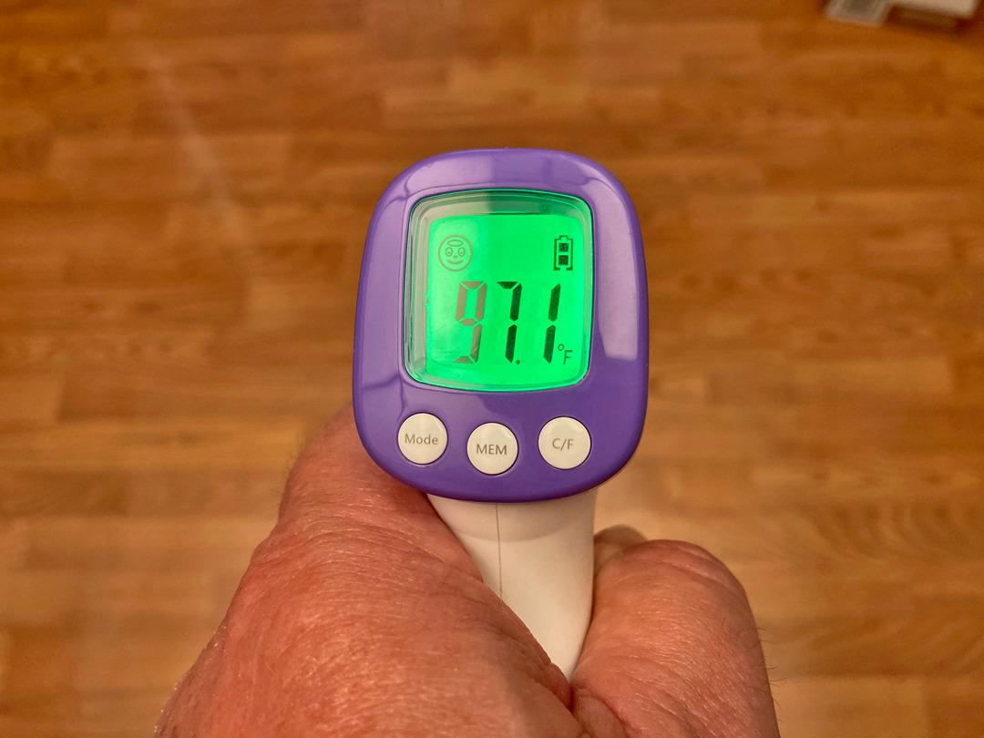 Hotodeal No-Touch Infrared Forehead Thermometer for Adults, Kids & Babies customer photo 2