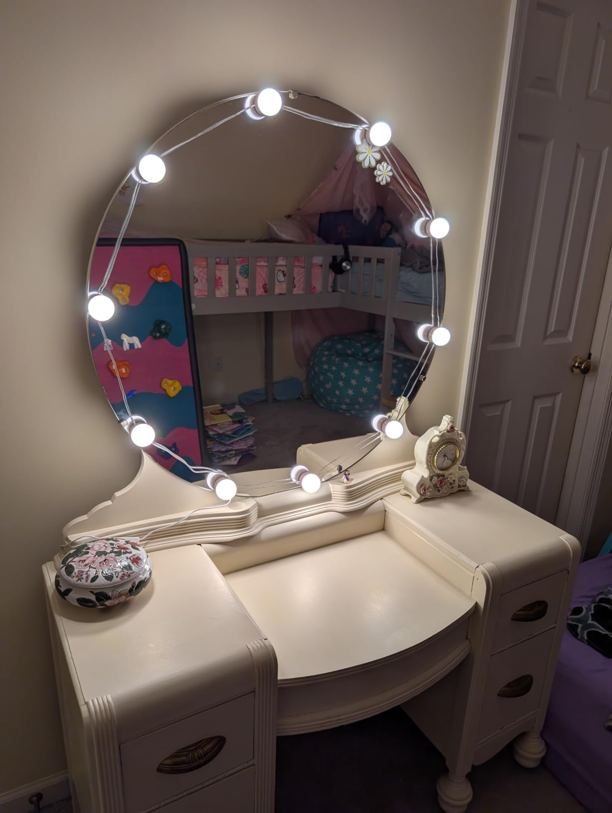 LED Vanity Mirror Lights for Makeup Dressing Lighting,Stick On customer photo 2