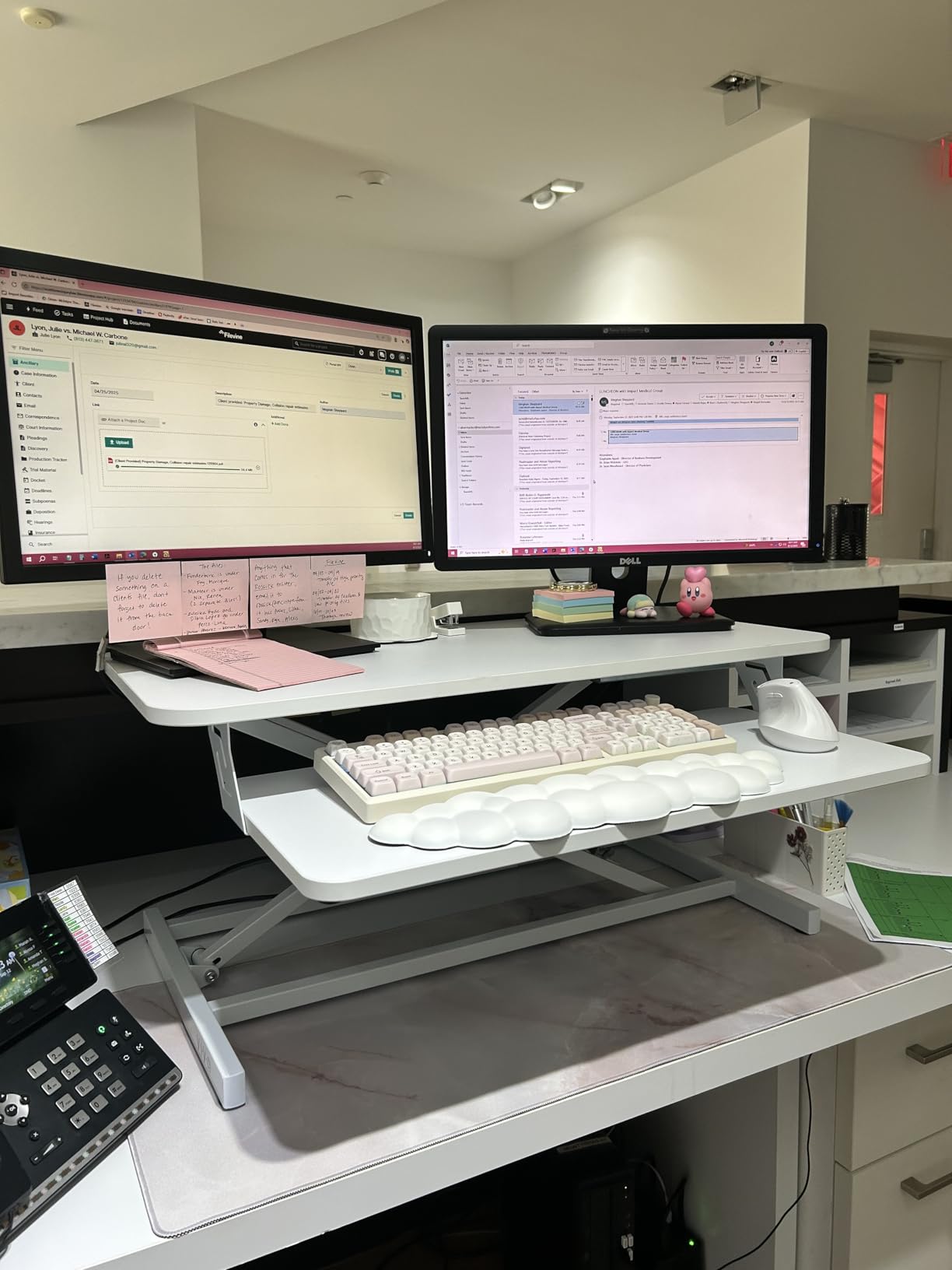 VIVO Black 32 inch Standing Desk Riser, DESK-V000S customer photo 2
