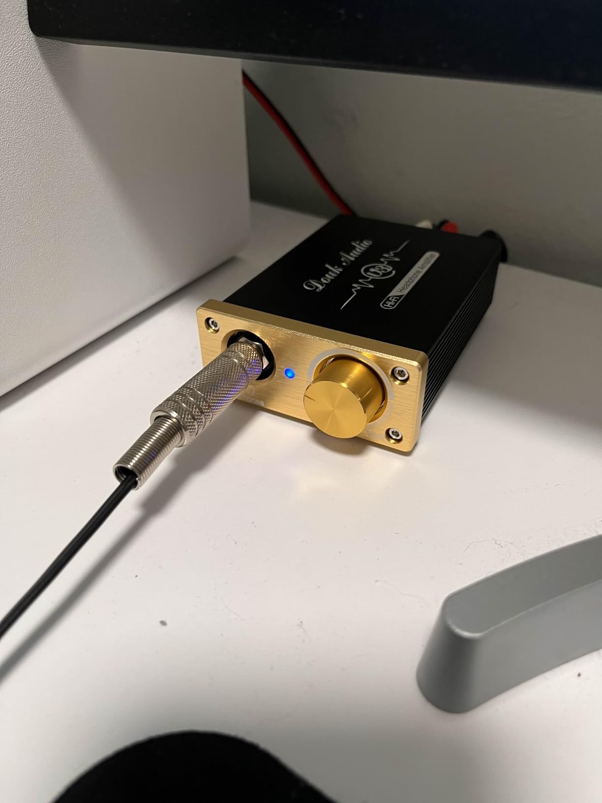 Douk Audio U3 Headphone Amps, Mini Hi-Fi Amplifier for Home Desktop PC 6.35mm / 3.5mm Headsets, Class A, RCA Input, DC 5V customer photo 2