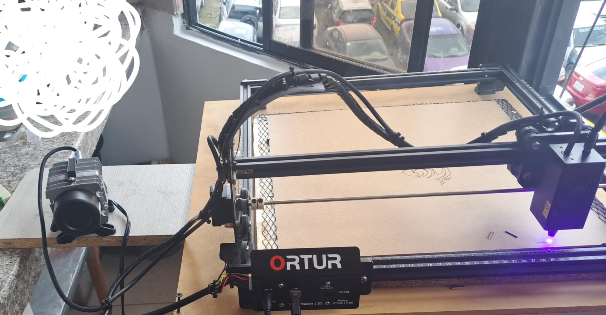 ORTUR Laser Master 2 S2 LU2-10A Laser Engraver Laser, 10000mW Engraving Cutting Machine, Class 4 High Accuracy Laser Cutter, DIY Laser Marking for Metal customer photo 2