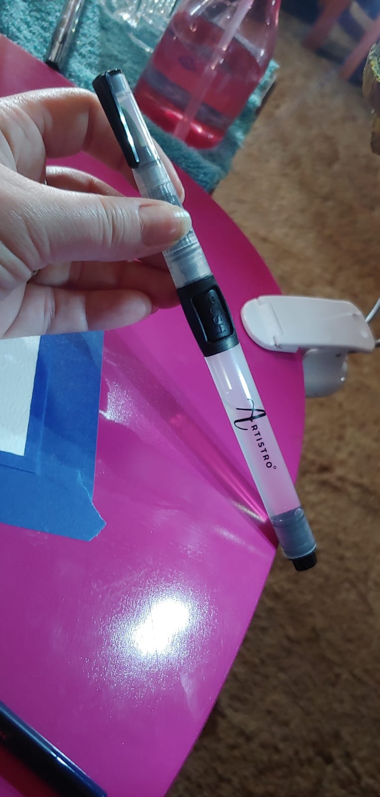 ARTISTRO Vivid Watercolor Paint Set with Palette & Brush Pens customer photo 2