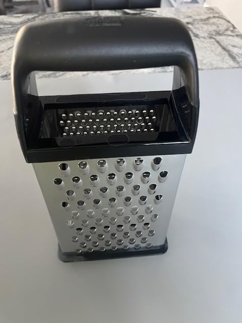 GORILLA GRIP® XL 4-Sided Stainless Steel BPA-Free Cheese Grater, Black customer photo 2