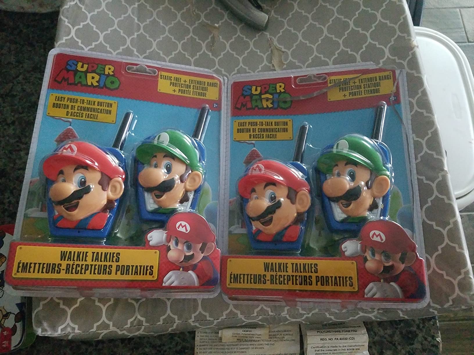 eKids Super Mario Walkie Talkies for Kids, Indoor and Outdoor Toys customer photo 1