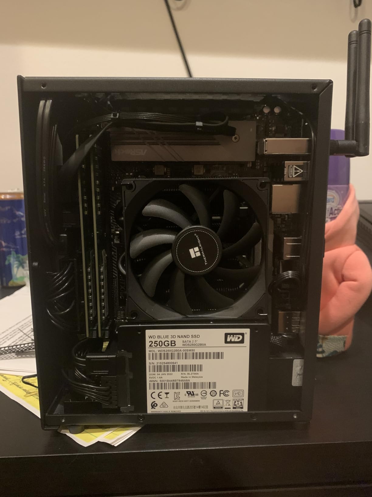 ASRock A520M-ITX/AC Supports 3rd Gen AMD AM4 Ryzen™ / Future AMD Ryzen™ Processors (3000 and 4000 Series Processors) Mini ITX Motherboard customer photo 1