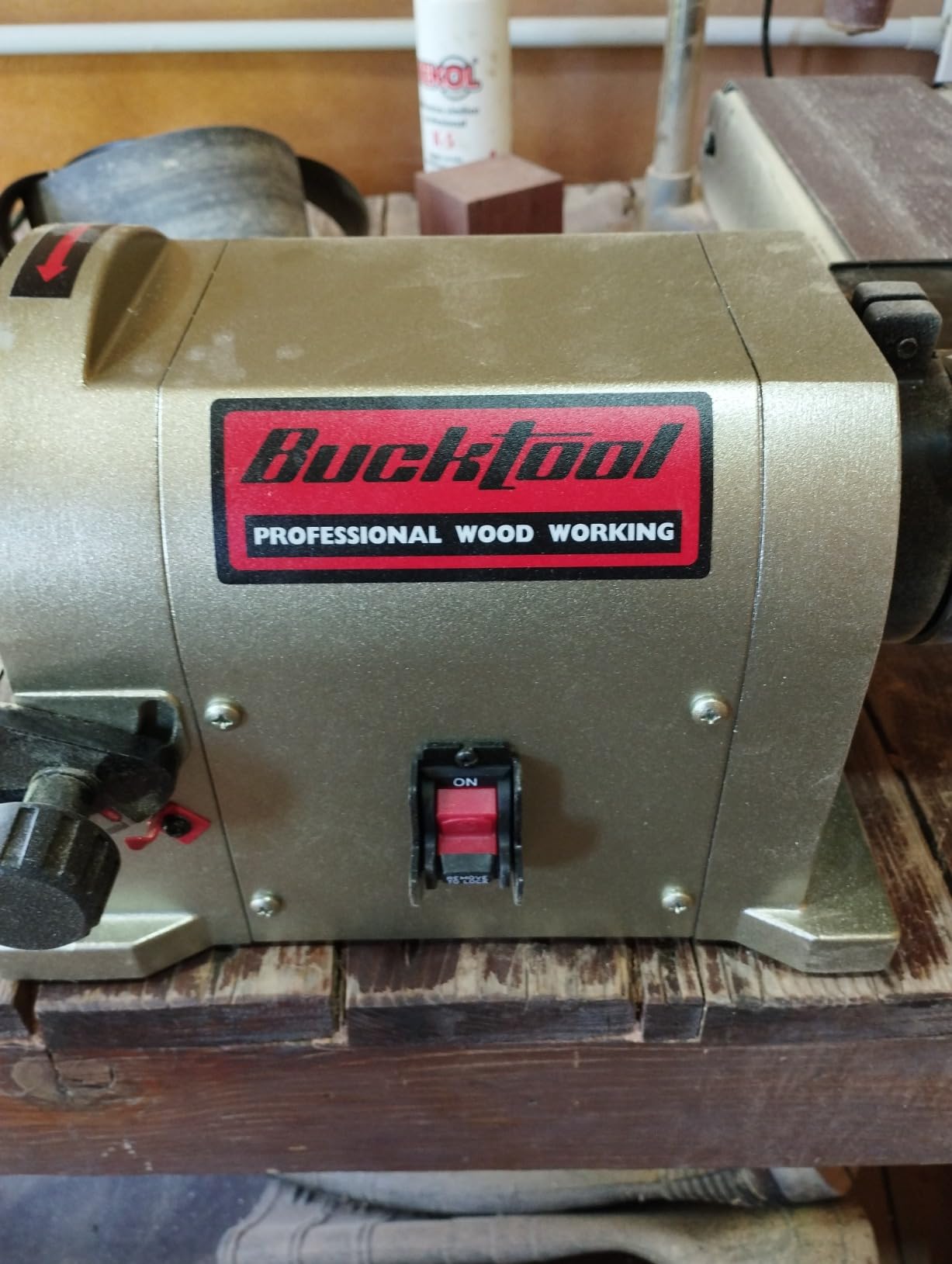 BUCKTOOL Bench Belt Disc Sander for Woodworking,4x36