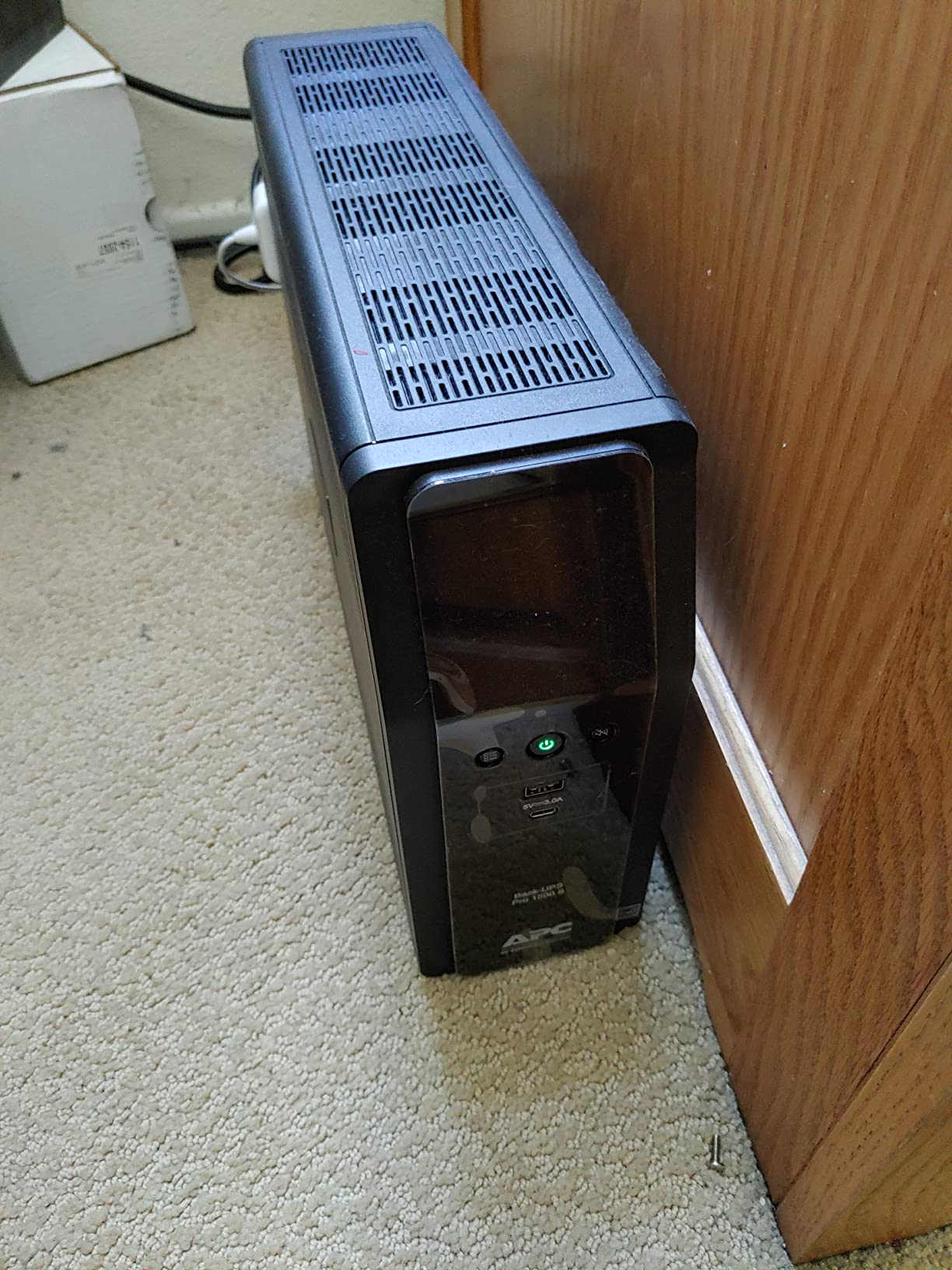 APC UPS 1500VA/900W Pure Sine Wave UPS for Computer, Electronics, BR1500MS2 | Back-UPS Pro sinewave UPS for PC, gaming & home offices. Surge protection, AVR, USB-C charging, User-replaceable battery customer photo 1