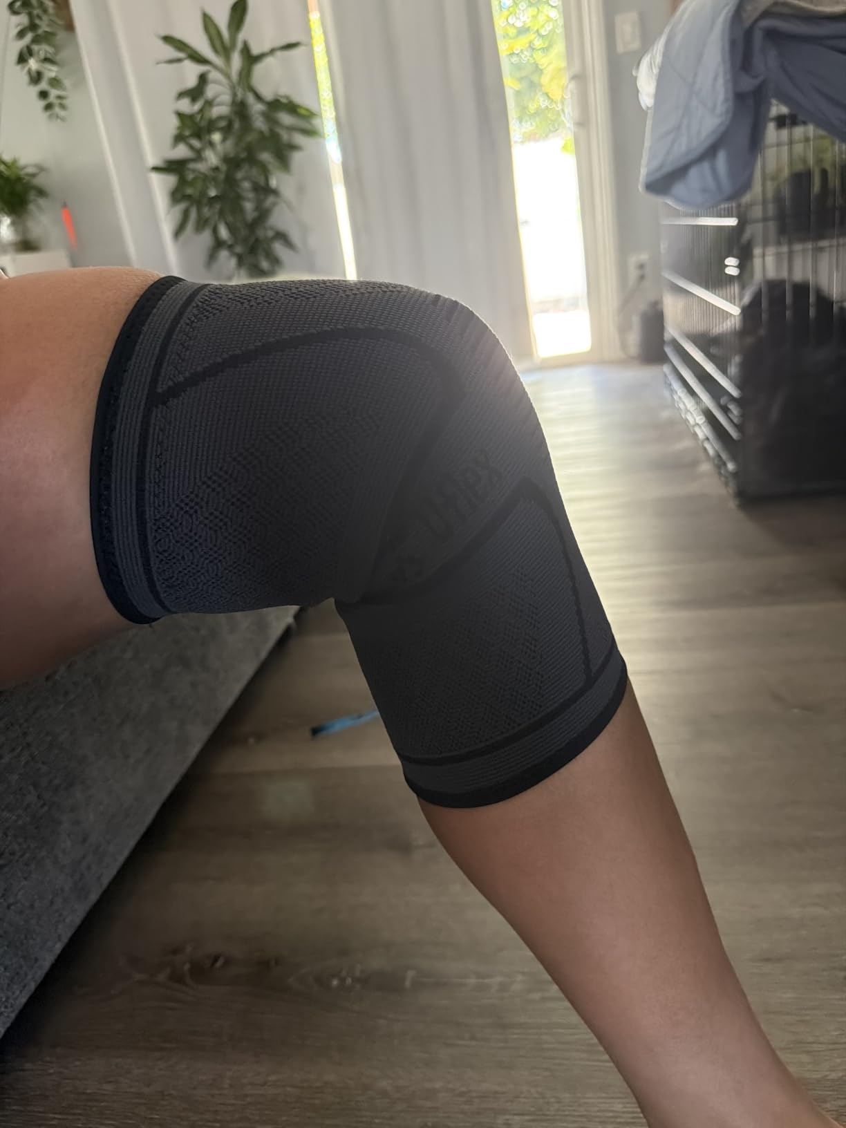 Knee Brace Knee Support Wrap for Pain Relief, Workout, Swelling & Recovery customer photo 1