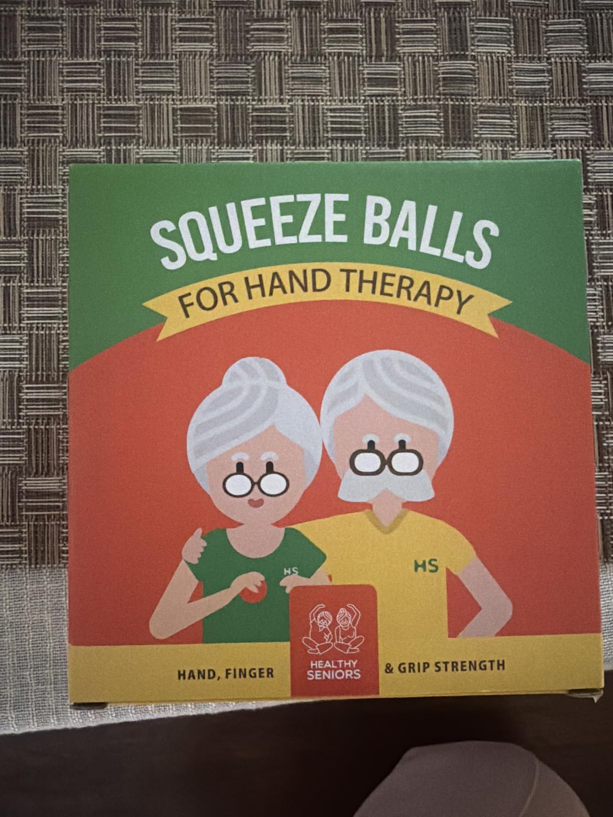 Healthy Seniors Hand Therapy Squeeze Balls for Arthritis & Carpal Tunnel customer photo 1