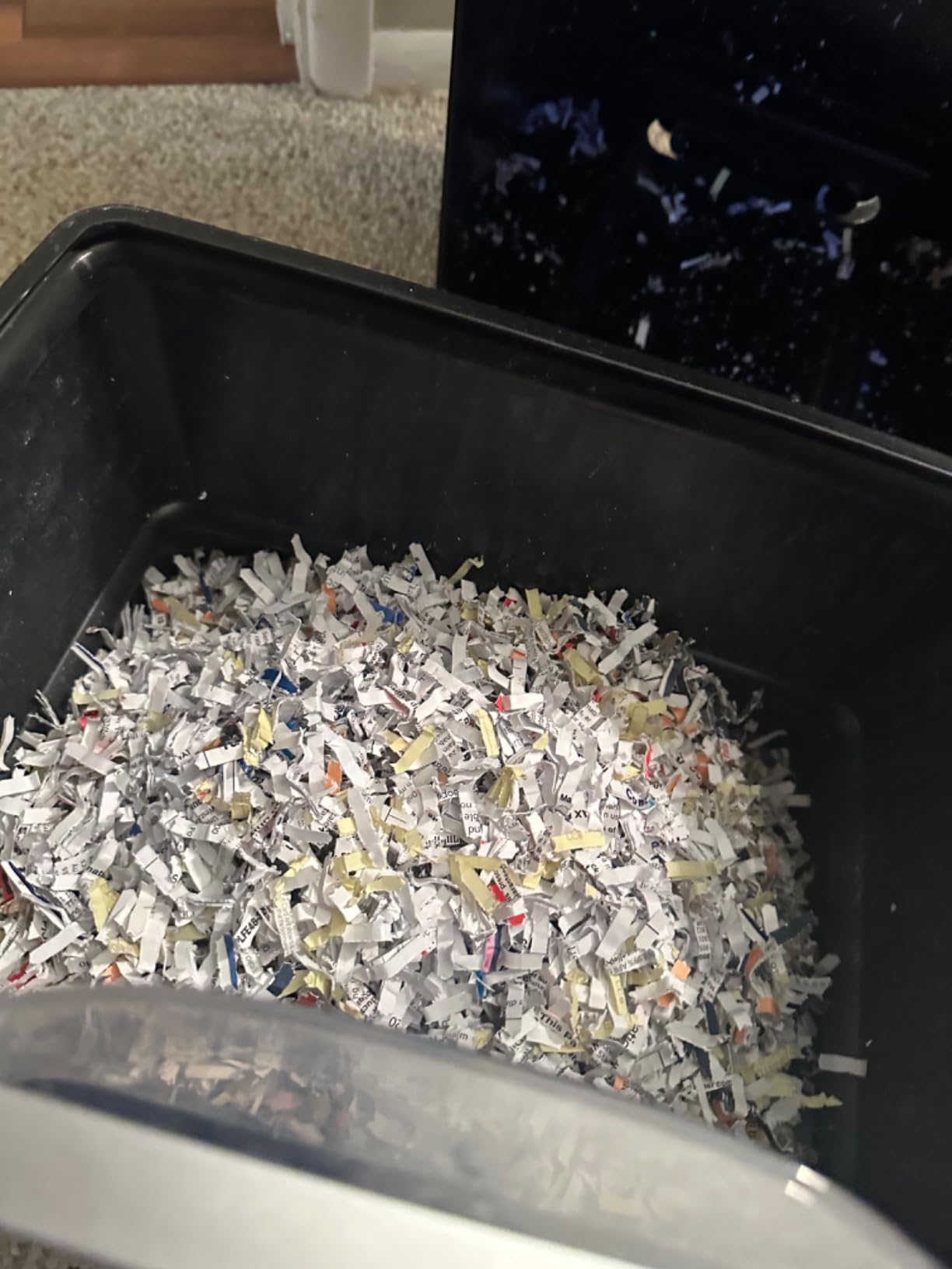 BONSEN 16-Sheet Heavy Duty Paper Shredder for Office, 60-Minute Running Time Cross-Cut CD Shredder with 60dB Low-Noise, 5.3-Gallon Pull Out Bin, Anti-Jam & Quiet Shredder for Home Office (S3102) customer photo 1