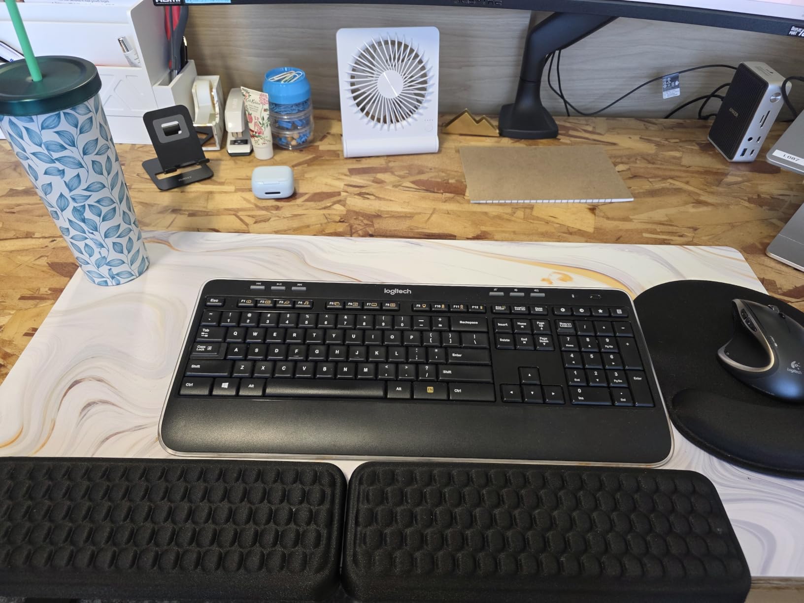QiyI PU Leather Large Mouse Pad, Office Decor, 31.5