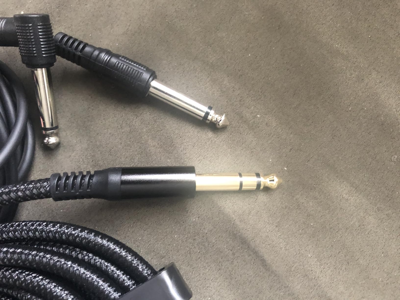Elebase 1/4 Inch TRS Instrument Cable 10FT 2Pack,6.35mm Male Guitar Cord 3M customer photo 2