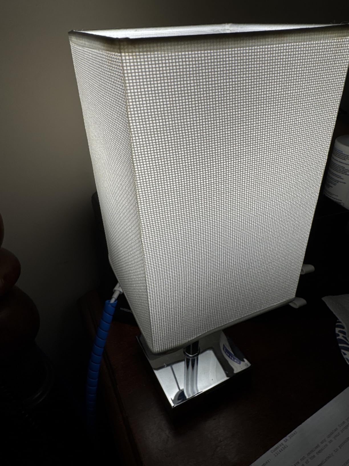 Touch Bedside Table Lamp for Bedroom - Dimmable, USB C+A, 2 AC Outlets customer photo 2