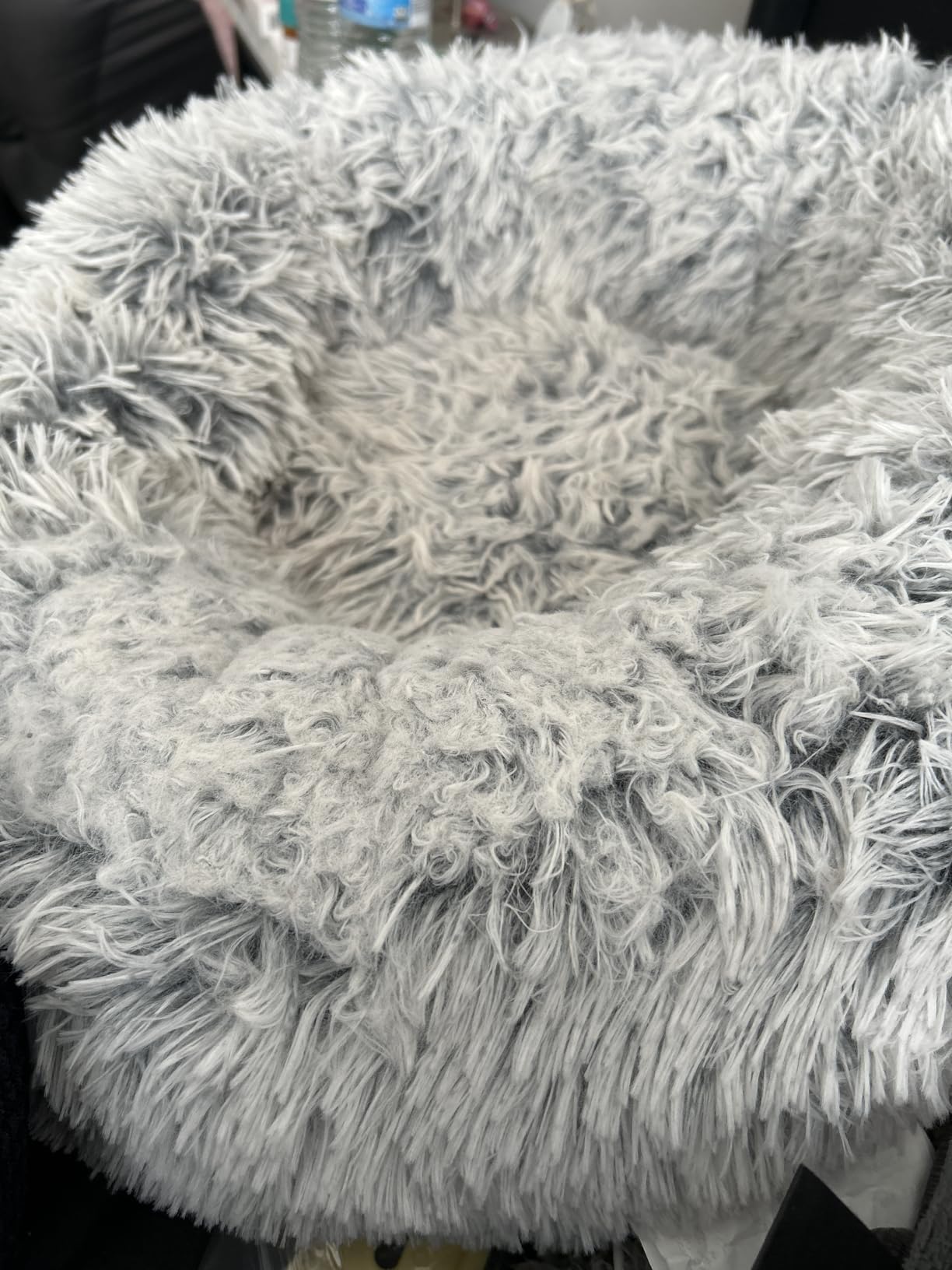 Western Home Calming Soft Round Dog &Cat Bed Small Dog Bed Washable,20