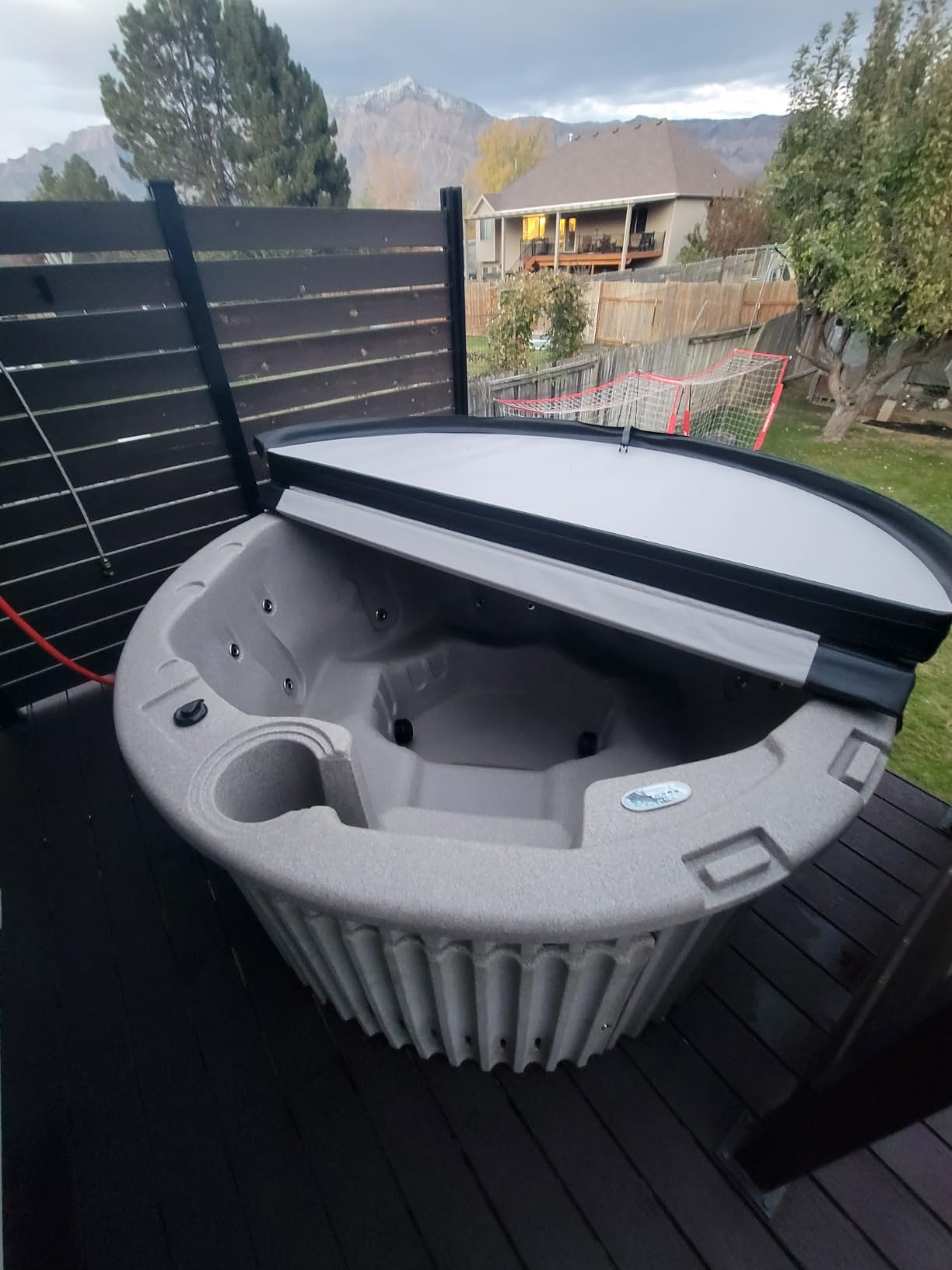 Outback Hot Tub, Fits 6 People, Standard Outlet Compatible, 20 Massage Jets, Cover Included, Aqualife by Strong Spas customer photo 1