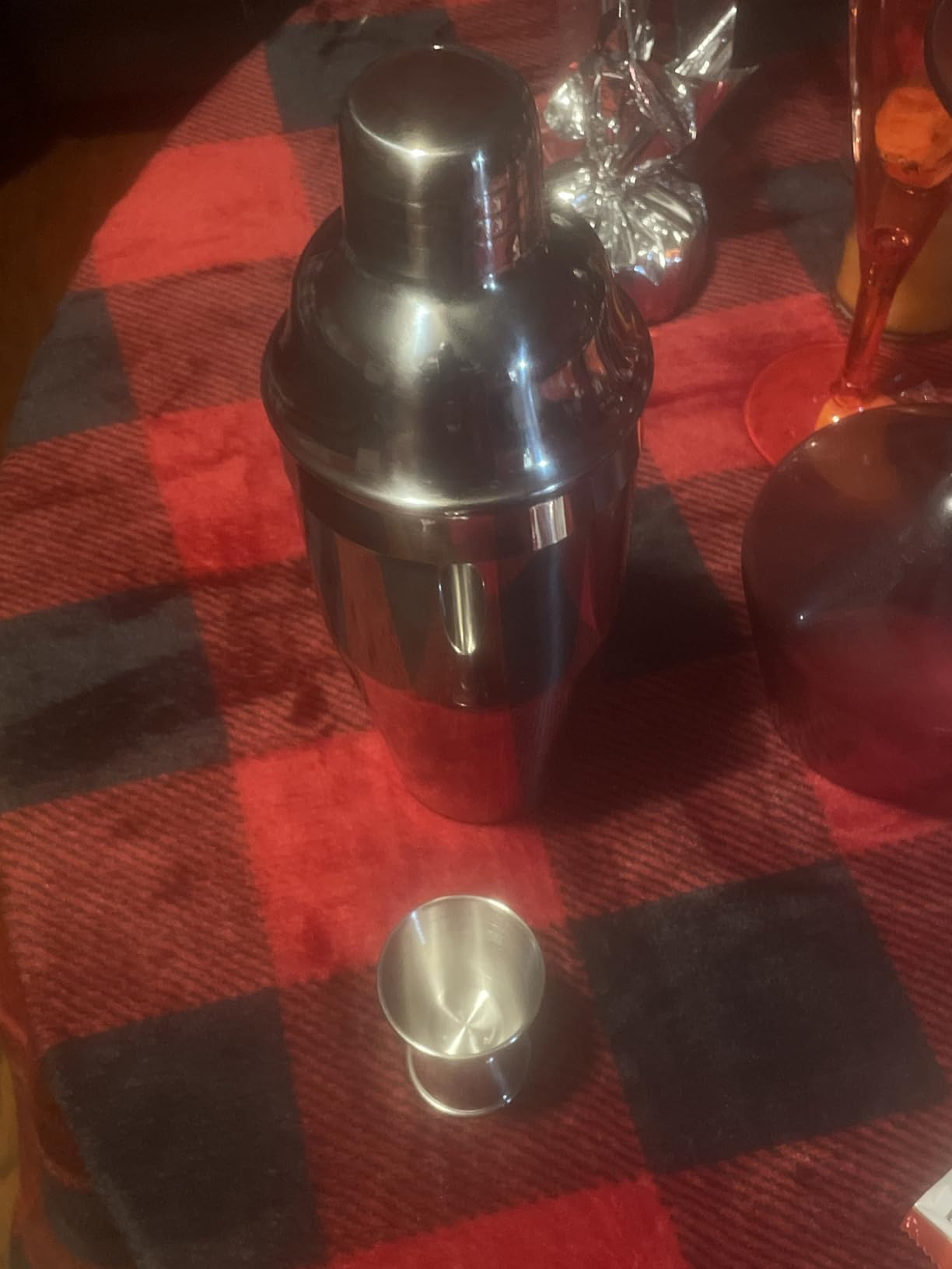 WPHUAW 24oz Cocktail Shaker Bar Set-Professional Margarita Mixer Drink Shaker Professional Stainless Steel Bar Tools Built-in Bartender Strainer for Martini Kit customer photo 1