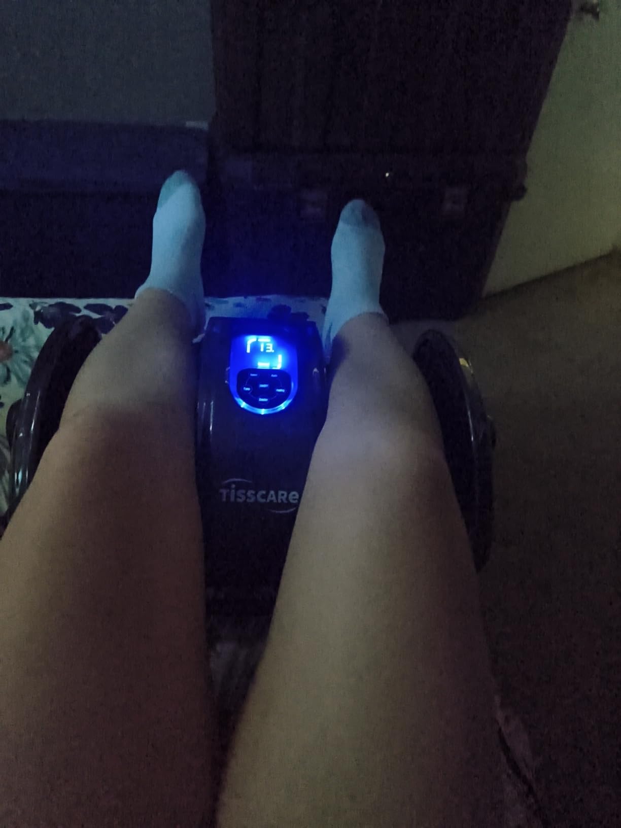 TISSCARE Shiatsu Foot Massager with Heat: FSA Eligible HSA Foot Massager for Neuropathy, Plantar Fasciitis and Pain Relief-Massage Feet/Leg/Calf/Ankle at Home/Office, Gifts for Women and Men customer photo 1