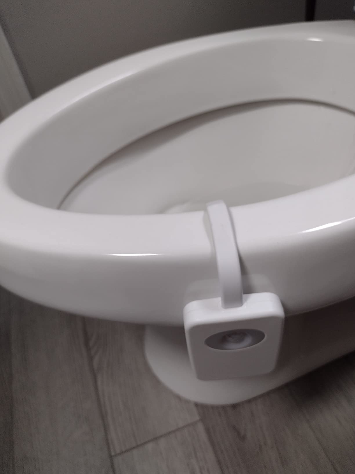 Color Changing Toliet Night Light Motion Sensor Led Motion Activated Washroom UV Slap Activated Butt Smart Light Commode Night Lamp(16 1) customer photo 2