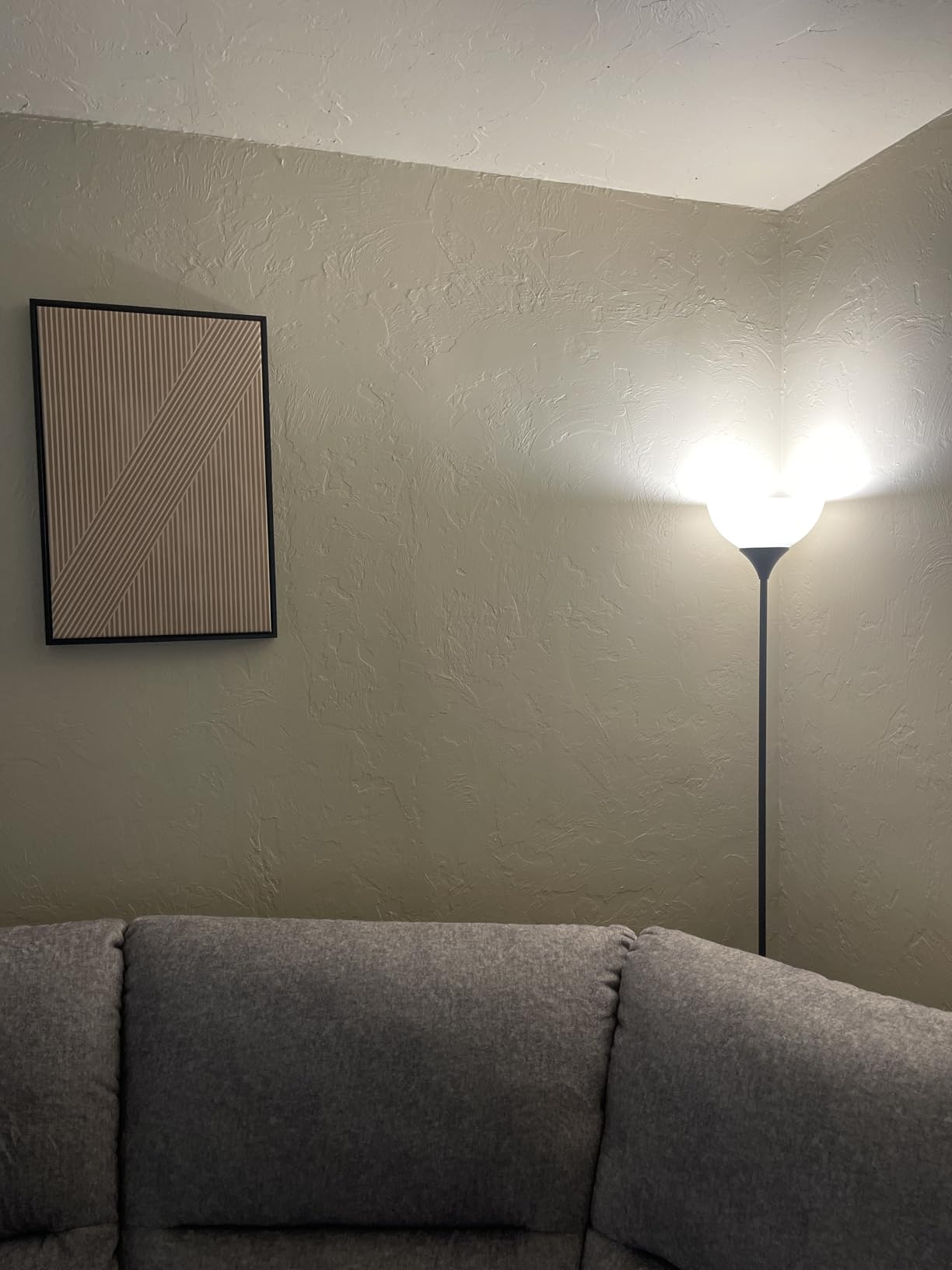 PESRAE Floor Lamp, Remote Control, Stepless Brightness & Color Temperature customer photo 1