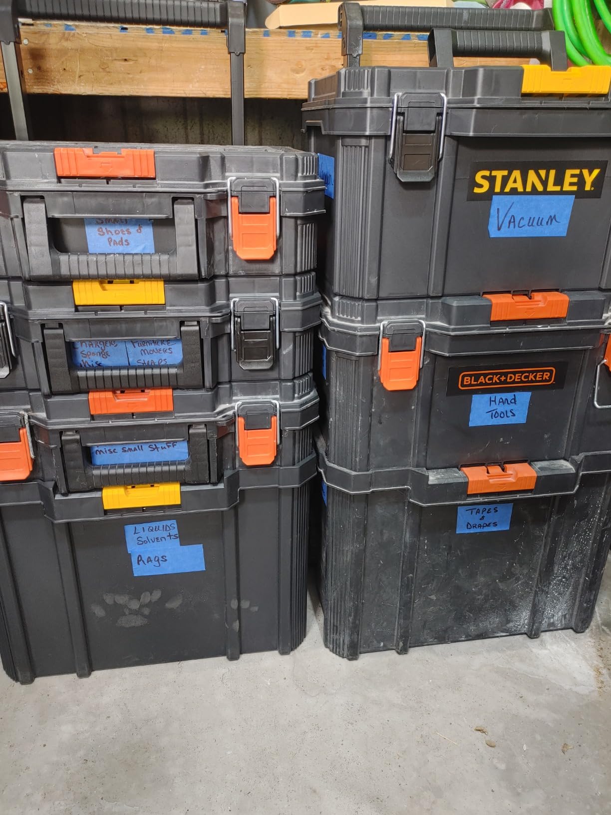 beyond by BLACK+DECKER BLACK+DECKER BDST60500APB Stackable Storage System - 3 Piece Set (Small, Deep Toolbox, and Rolling Tote) customer photo 1