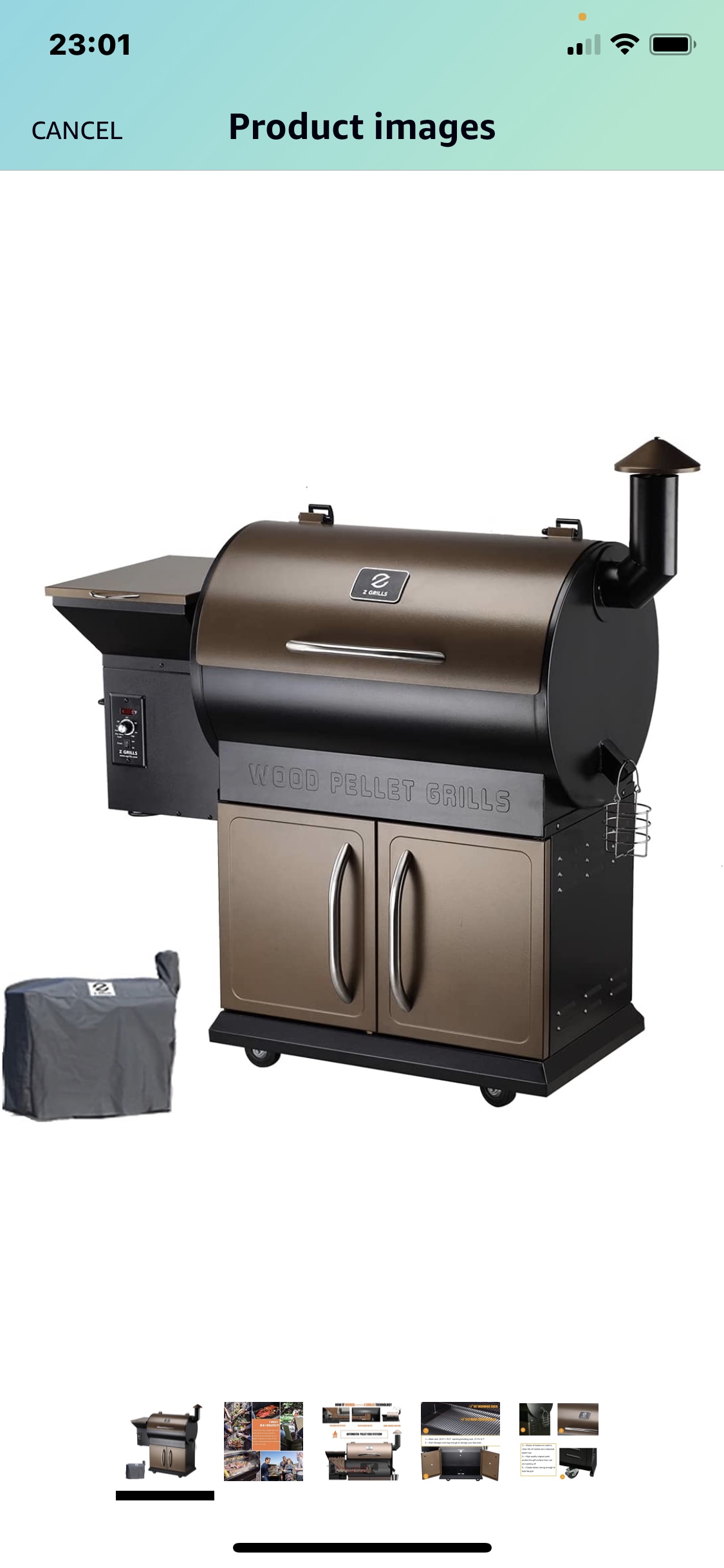 Z GRILLS ZPG-550B2 Wood Pellet Grill & Smoker with PID 3.0 Controller, 553 sq in Cooking Area, Meat Probe, Hopper Cleanout, 8 in 1 BBQ Grill Outdoor Auto Temperature Control, Black customer photo 2