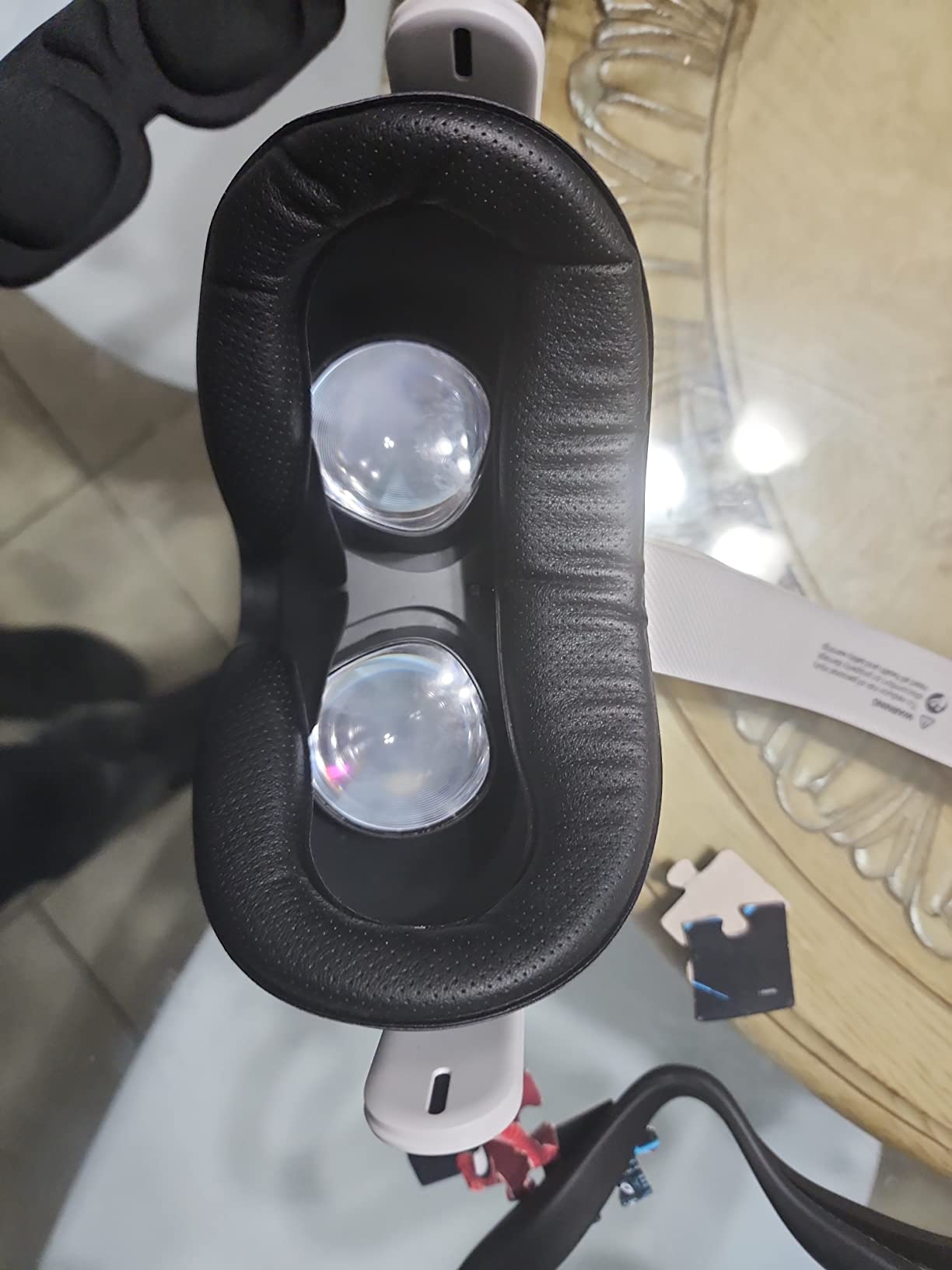 AMVR Face Pad Compatible with Quest 2 Accessories, Face Pad Foam Replacement, with Fitness Facial Interface, Breathable PU Face Cushion, Air-Circulation Design (Not Compatible with Quest 3) customer photo 1
